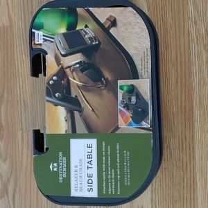 (2) Destination Summer beach chair side tables